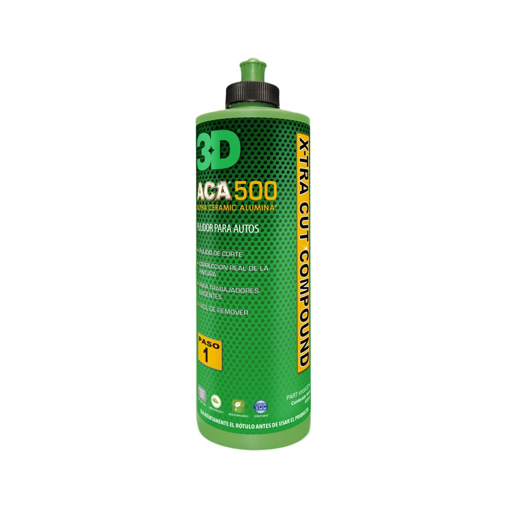 Pulimento ACA 500 X-TRA Cut Compound para barnices alto sólido - 1/2 Lt