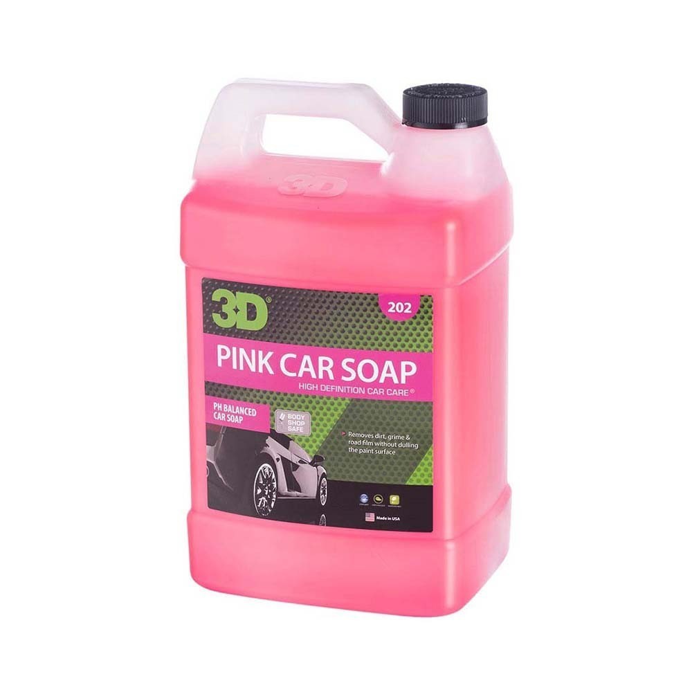 Shampoo para autos sin cera Pink Car Soap - 3.7 Lt