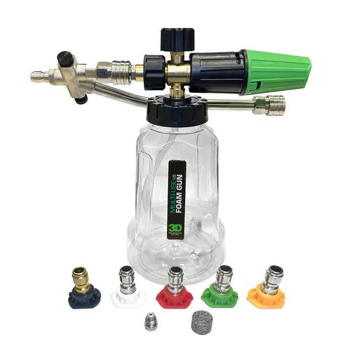 Pistola de Espuma 3D Multiusos – 5 Boquillas Ajustables