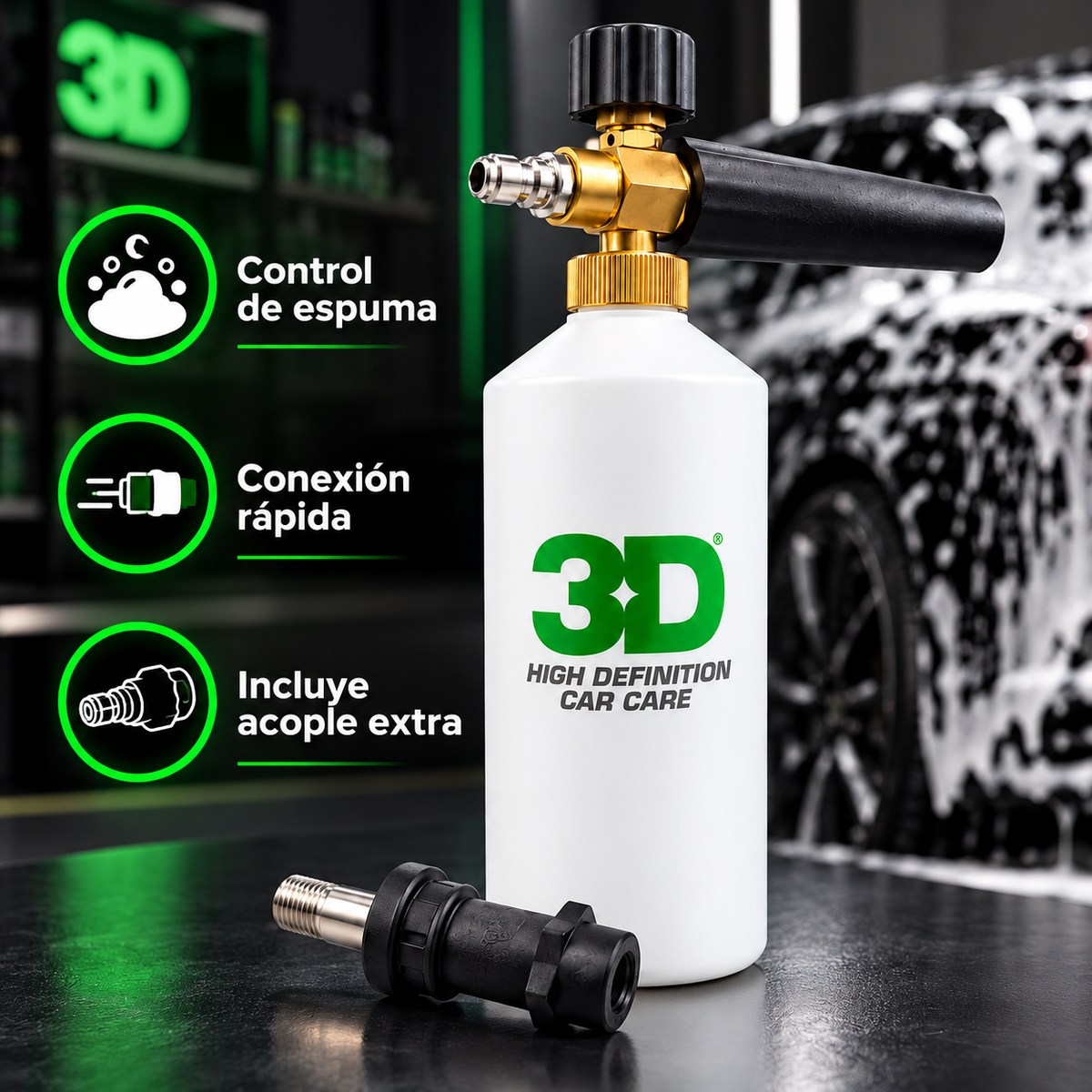 T-20 Foam Lance 3D – Cañón de Espuma con Acople Rápido