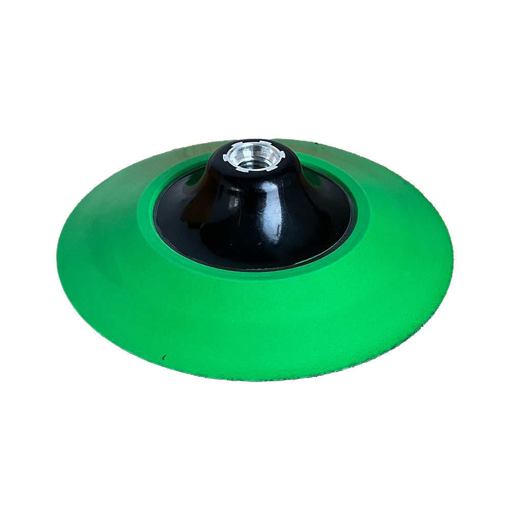 Backing Plate Flexible Para Máquinas Rotativas 6'' Ancho - Rosca M14