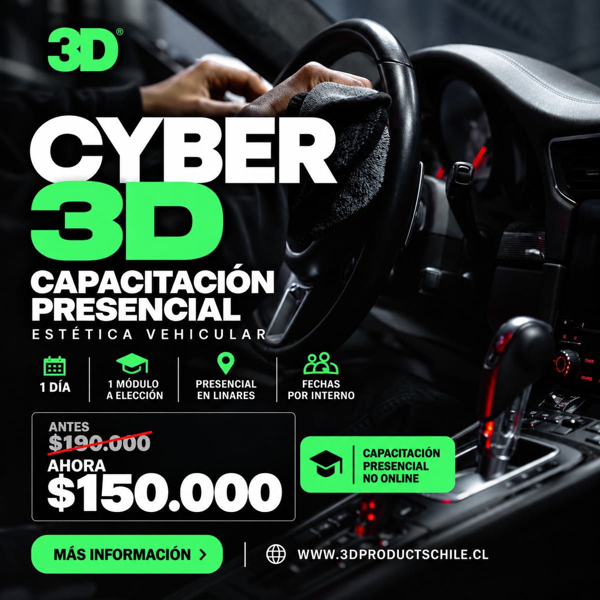 Capacitación Presencial de 1 Día en Linares | Módulo a Elección