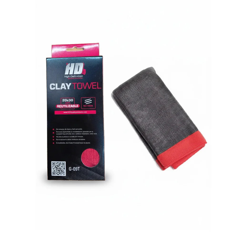 Toalla Descontaminante Profesional-Clay Towel Medium Grit 12" x 12"