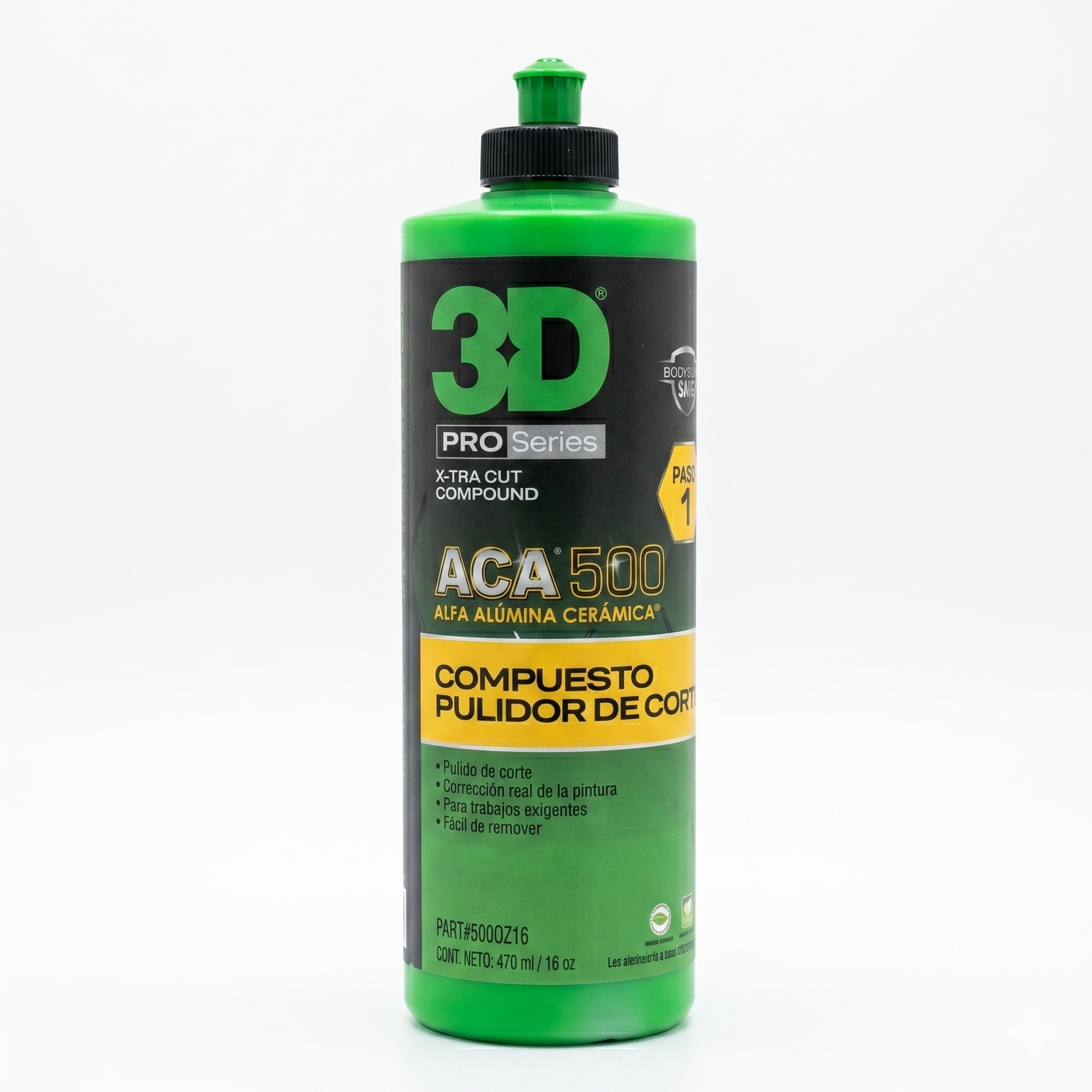 Pulimento de Corte Automotriz Alta Corrección 3D ACA 500 X-TRA CUT (Compuesto de Corte)