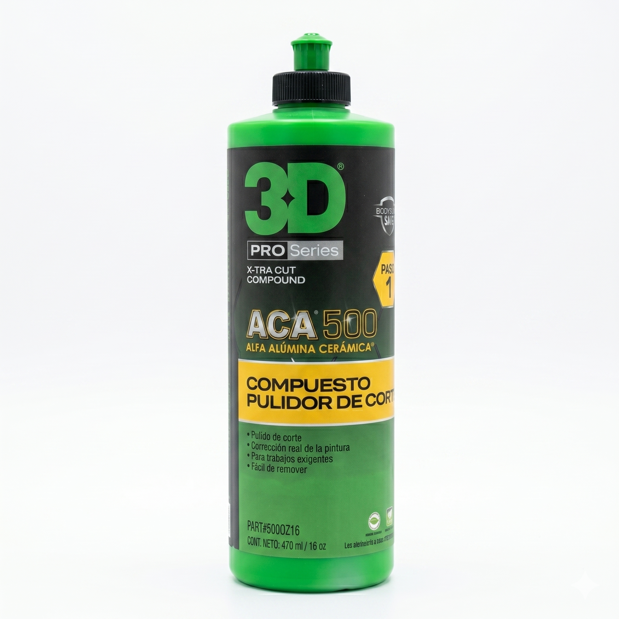 Pulimento de Corte Automotriz Alta Corrección 3D ACA 500 X-TRA CUT (Compuesto de Corte)