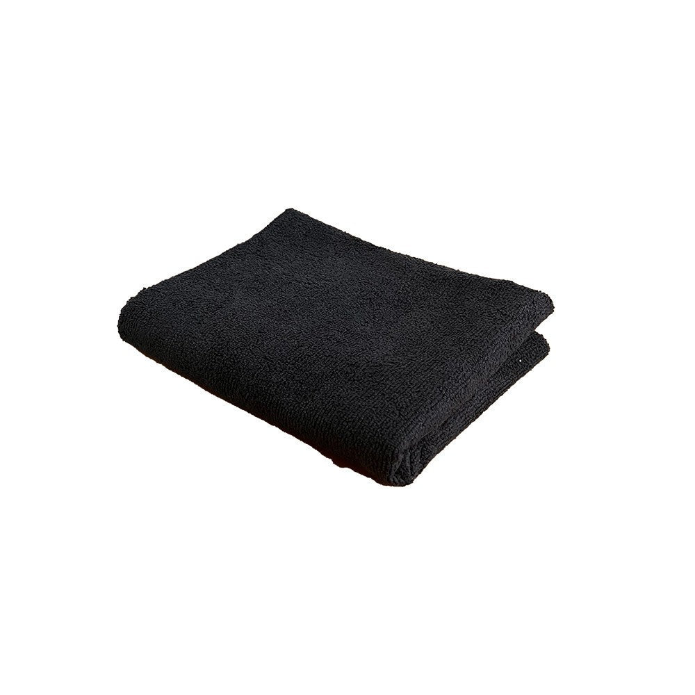 Paño de microfibra para uso en vidrios y cromados (Negro)