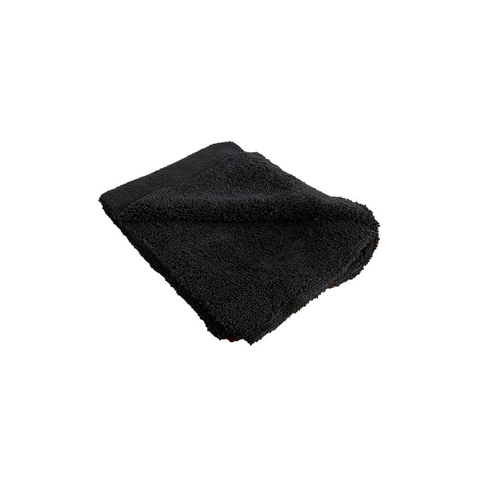 Paño de microfibra para uso en vidrios y cromados (Negro)