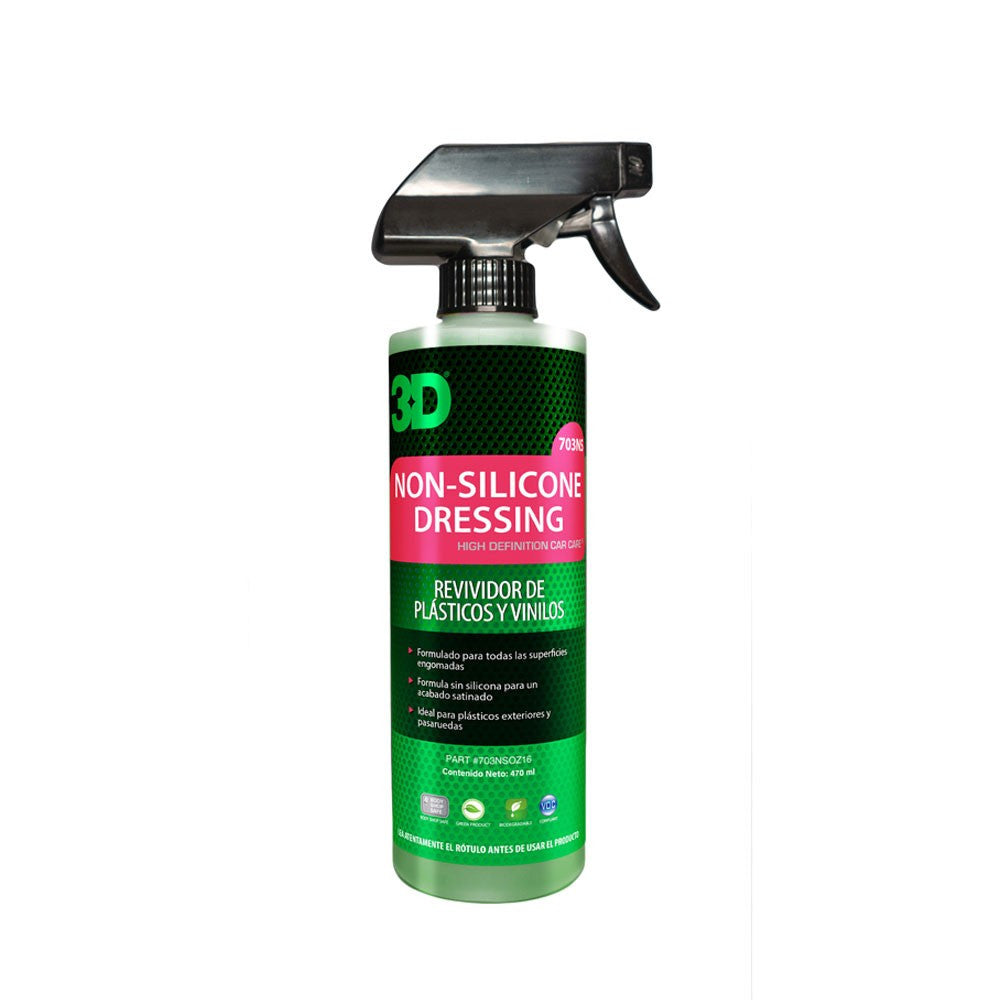 3D Non-Silicone Tire Dressing - Restaurador de Brillo para Cubiertas y Plásticos