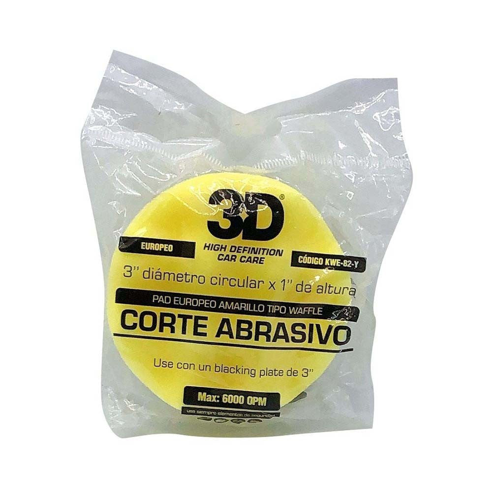 Pad Europeo de espuma de 3 pulgadas waffle