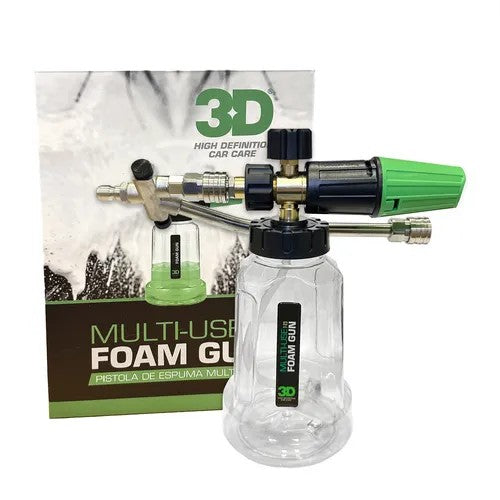 Pistola de Espuma 3D Multiusos – 5 Boquillas Ajustables