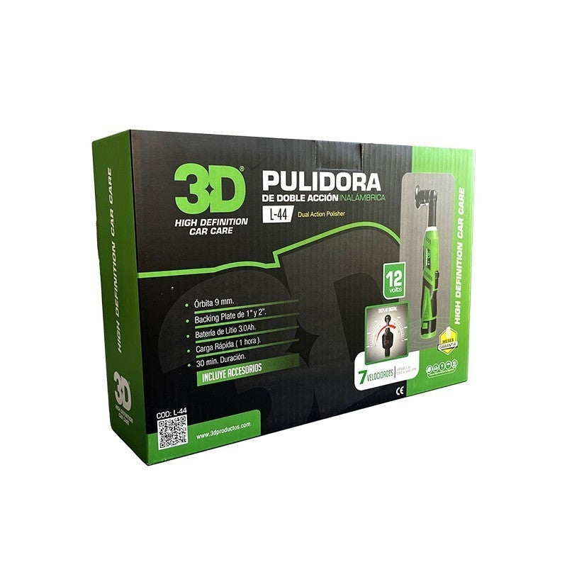 Mini Pulidora L-44 Doble Acción – Máquina Profesional para Detailing Automotriz