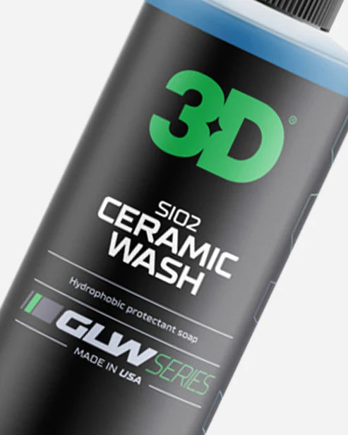 3D GLW Series SiO₂ Ceramic Car Wash Soap – Shampoo Cerámico de Alta Espuma y Protección Hidrofóbica