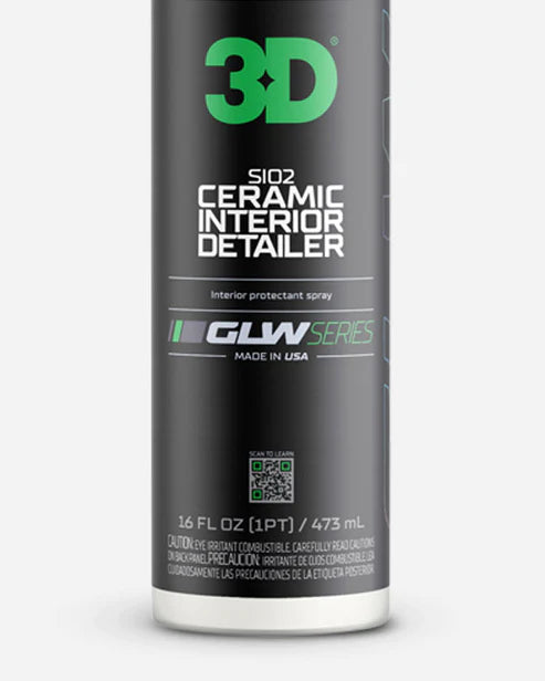 3D GLW Series SiO₂ Ceramic Interior Detailer – Restaurador Cerámico para Superficies Interiores Automotrices